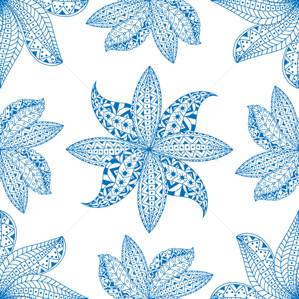 Blue pattern. Stock photo © frescomovie