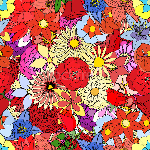 Belle été beaucoup fleurs [[stock_photo]] © frescomovie