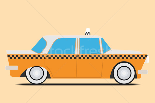Vintage Taxi. Stock photo © frescomovie