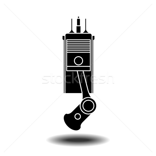 Interno motor elemento vector icono Foto stock © frescomovie