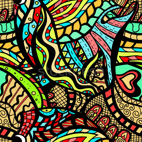 Model colorat fara sudura abstract valuri textură Imagine de stoc © frescomovie