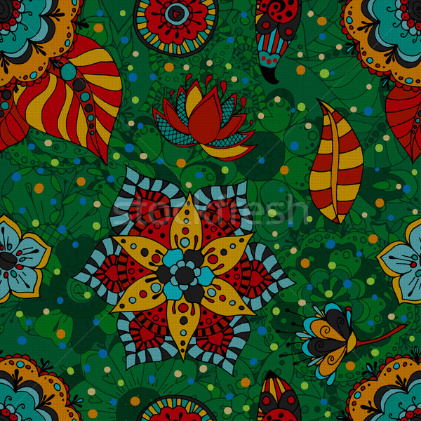 vintage floral pattern Stock photo © frescomovie