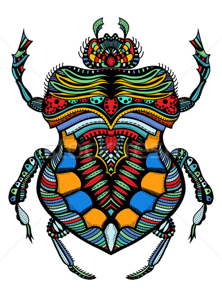 Vector bug gekleurd ontwerp Stockfoto © frescomovie