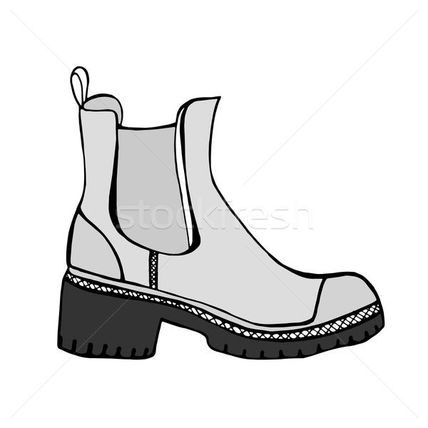 Boots vector Stock photo © frescomovie