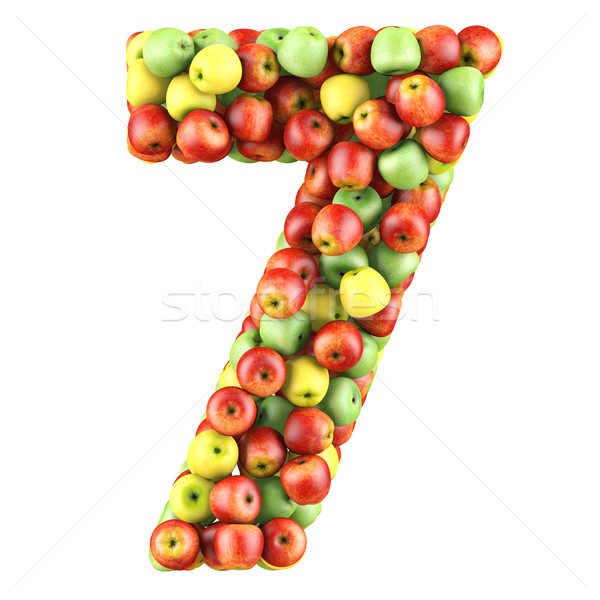 fruit number Stock photo © frescomovie