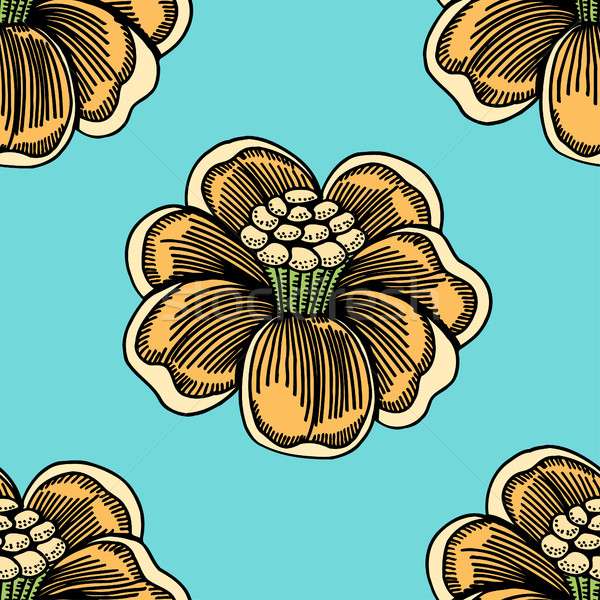 Flower Pattern background Stock photo © frescomovie