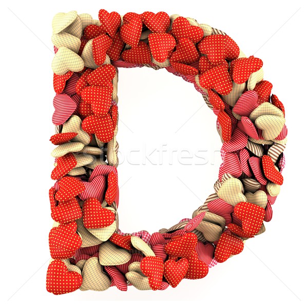 Levél puha párnák forma szívek absztrakt Stock fotó © frescomovie