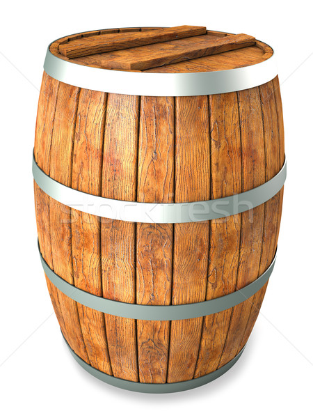 Wooden barrel Stock photo © frescomovie