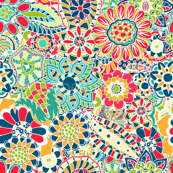 Abstract pattern senza soluzione di continuità estate viaggio albero Foto d'archivio © frescomovie