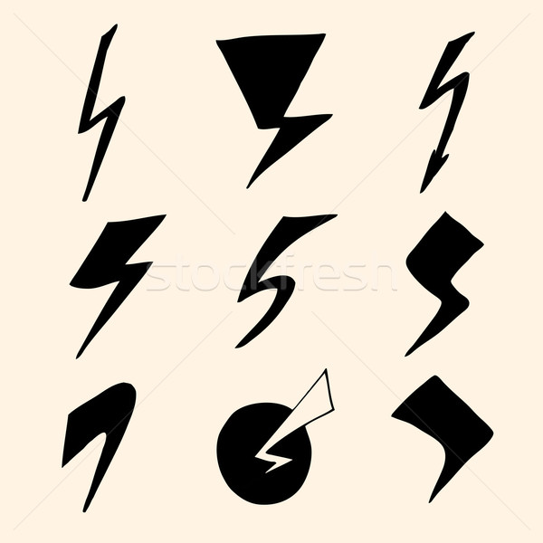 flash symbols Stock photo © frescomovie