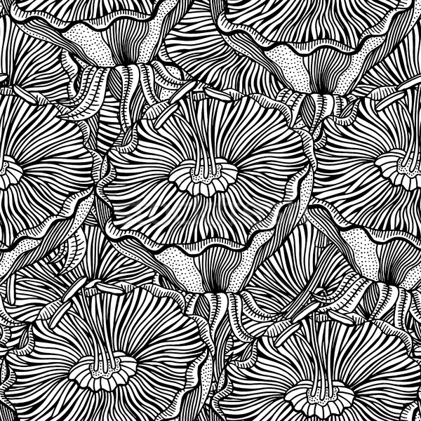 Hand drawn floral wallpaper Stock photo © frescomovie