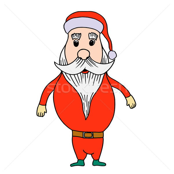 Santa claus on white background Stock photo © frescomovie