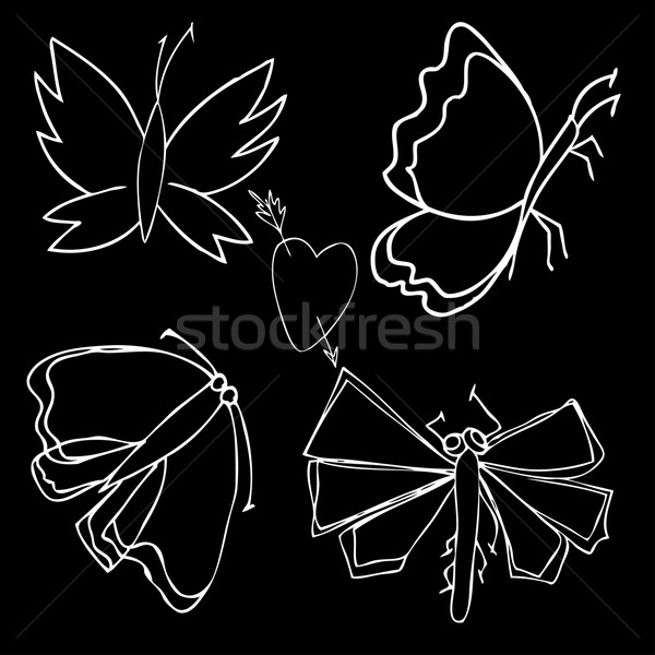 butterflies Stock photo © frescomovie