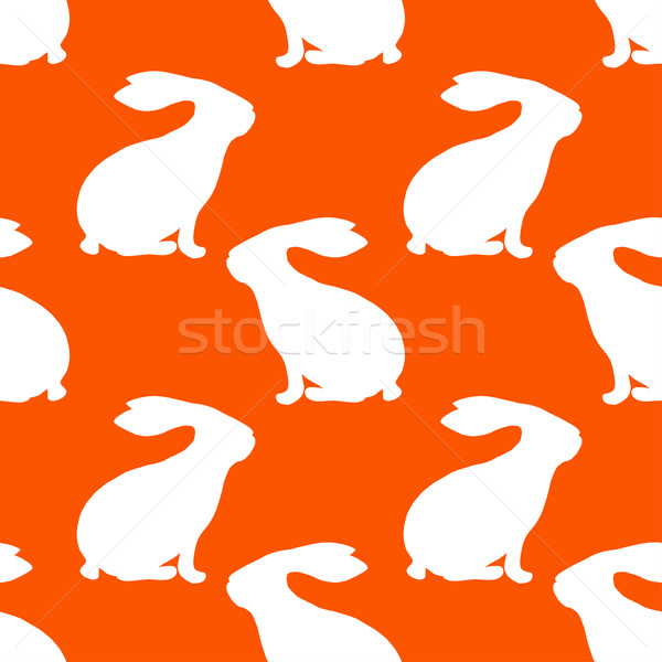 rabbit silhouette pattern Stock photo © frescomovie