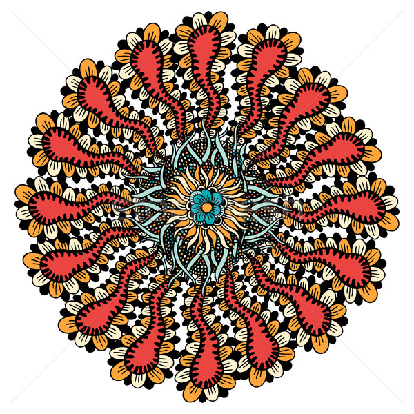 Mandala etnica ornamento tribali vettore Foto d'archivio © frescomovie