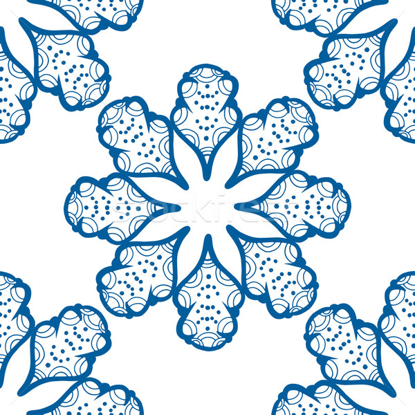 Blu design piastrelle tessili Foto d'archivio © frescomovie