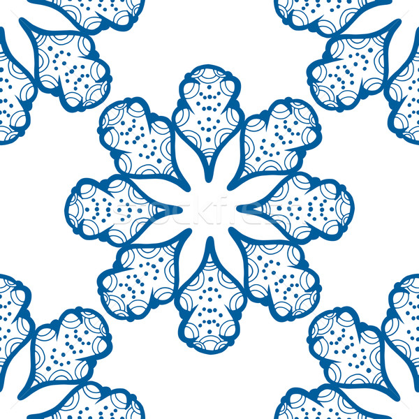 Blue seamless pattern.  Stock photo © frescomovie