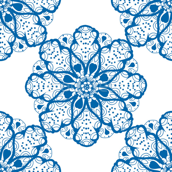 Blue seamless pattern.  Stock photo © frescomovie