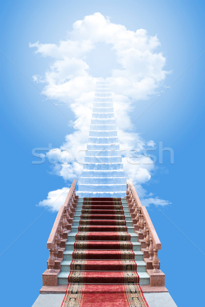 Ladder in the sky  Stock photo © frescomovie