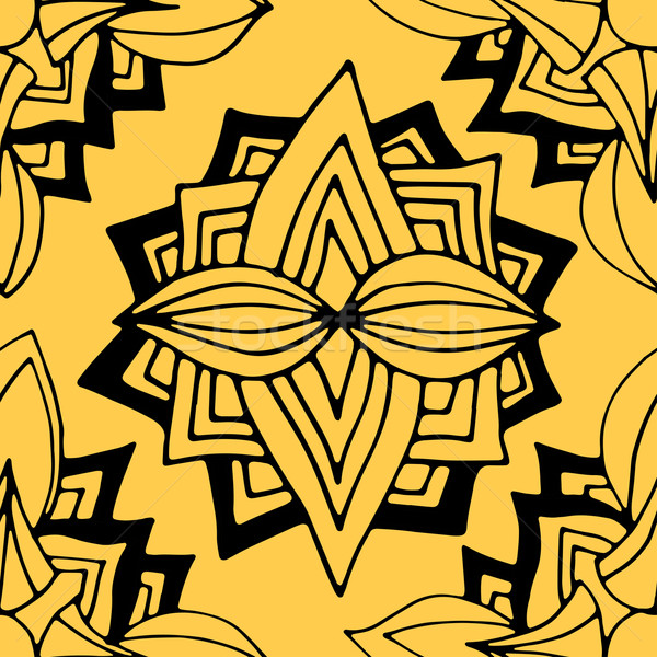 seamless yellow pattern. Stock photo © frescomovie