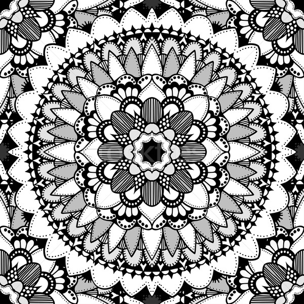 Vector sin costura mandala Foto stock © frescomovie