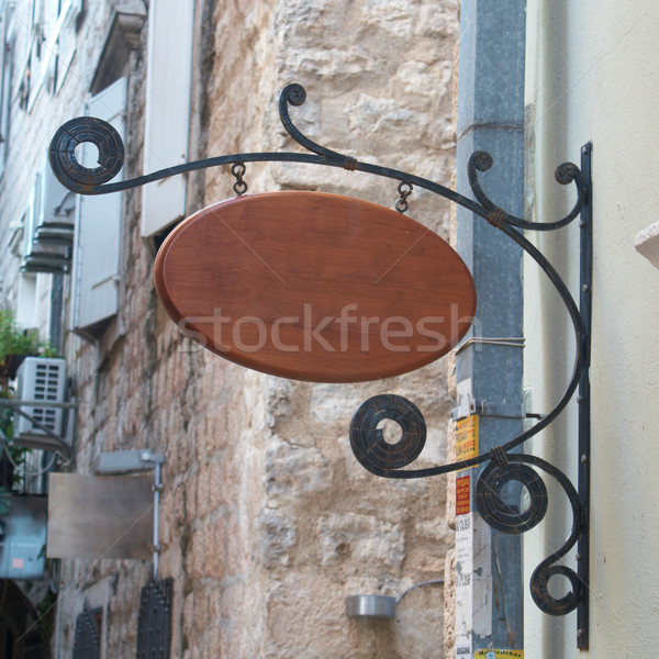 wooden signboard Stock photo © frescomovie