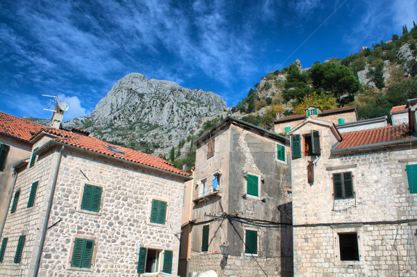 Old town in Kotor, Montenegro. HDRI image Stock photo © frescomovie
