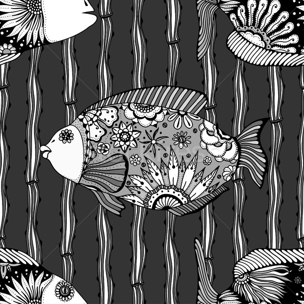 background of abstract fish Stock photo © frescomovie