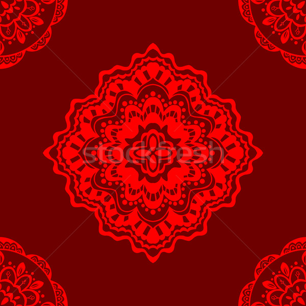 seamless red pattern. Stock photo © frescomovie