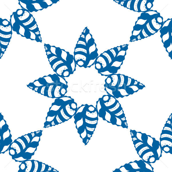 seamless blue pattern Stock photo © frescomovie