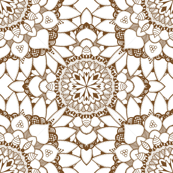 Marrón oriental flor textura Foto stock © frescomovie
