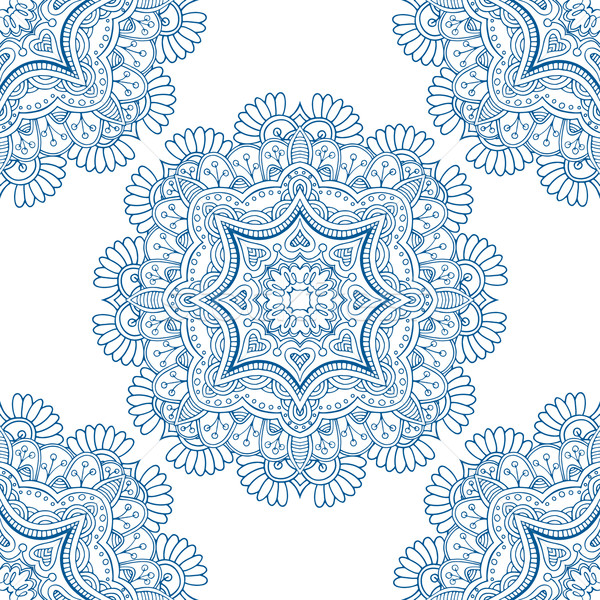 Azul diseno holandés azulejo textiles Foto stock © frescomovie