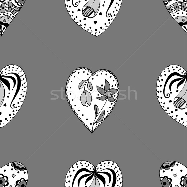 Sketchy Doodle Heart Stock photo © frescomovie