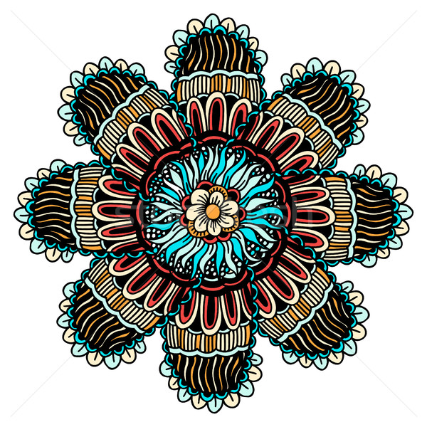 Mandala etnica ornamento tribali vettore Foto d'archivio © frescomovie