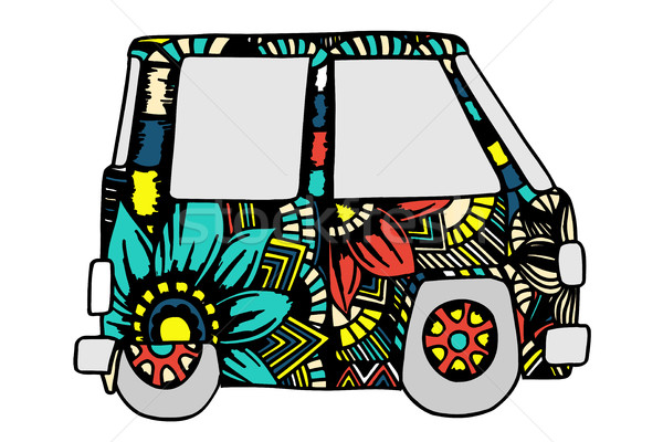 car a mini van Stock photo © frescomovie
