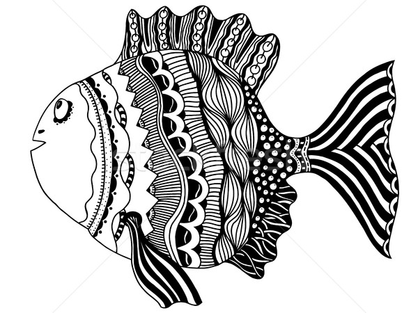 hand drawn fish Stock photo © frescomovie