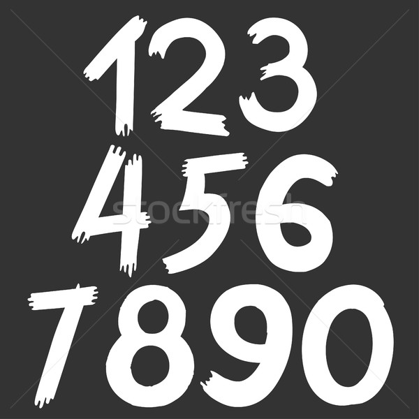 vector of digital number Stock photo © frescomovie