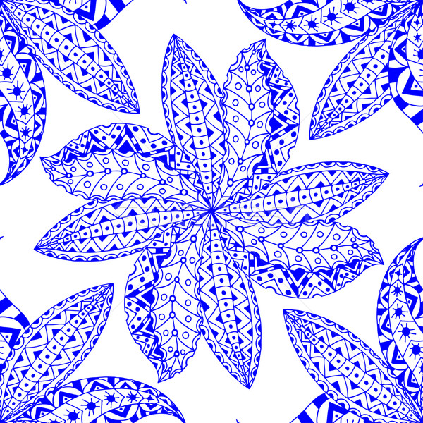 seamless blue pattern Stock photo © frescomovie