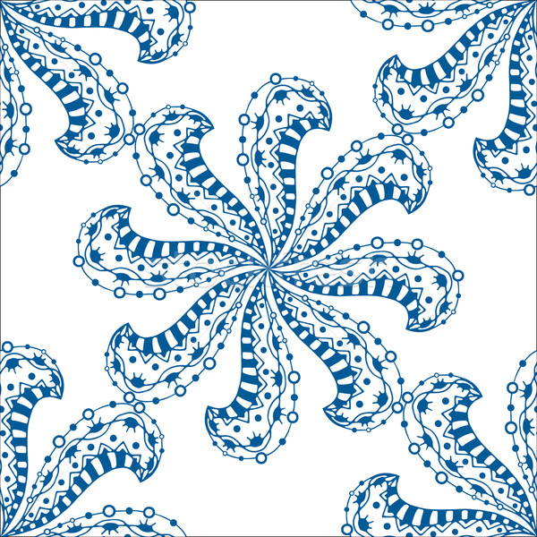 seamless blue pattern Stock photo © frescomovie