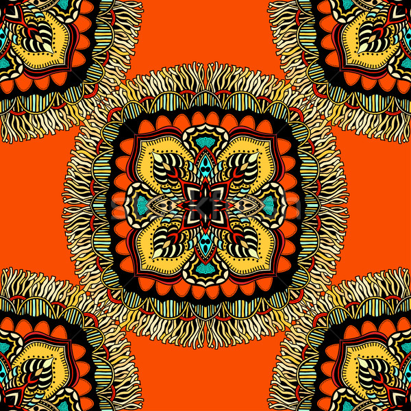 round seamless pattern Stock photo © frescomovie