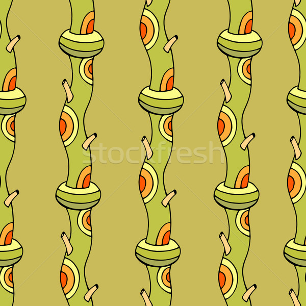 seamless pattern with branches Stock photo © frescomovie
