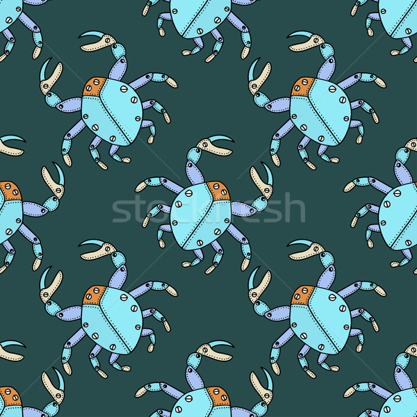 crab seamless pattern Stock photo © frescomovie