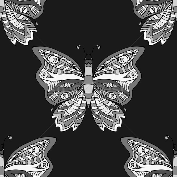 Butterfly seamless pattern Stock photo © frescomovie