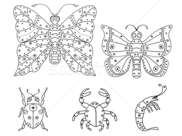 zentangle insects illustration. Stock photo © frescomovie