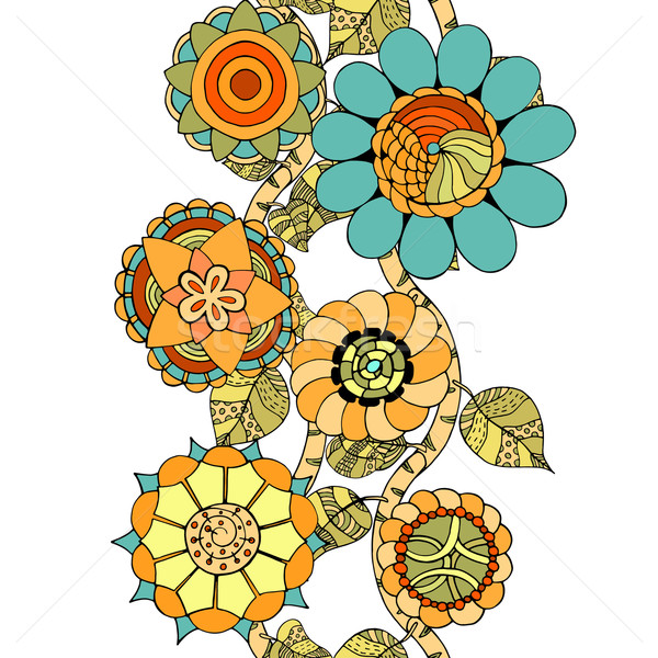 Vector Seamless Floral Pattern. Stock photo © frescomovie