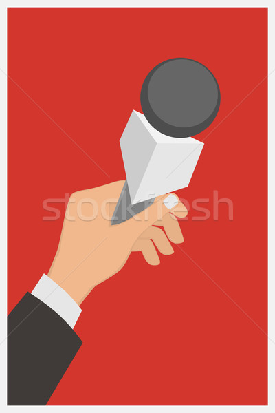 Stock photo: microphone