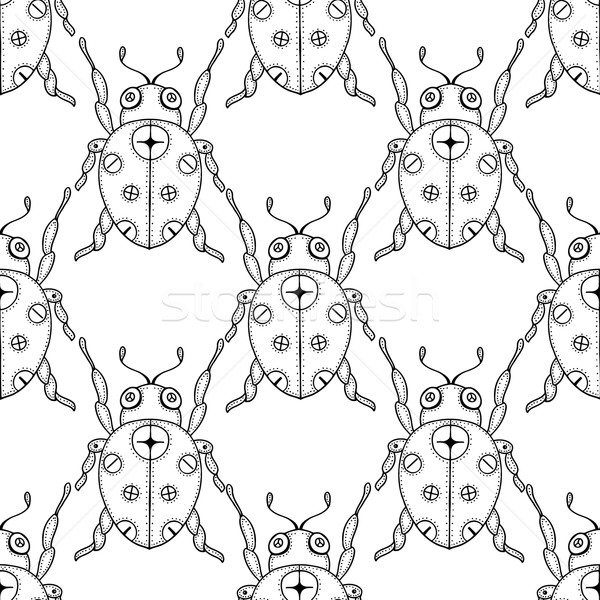pattern with insects Stock photo © frescomovie