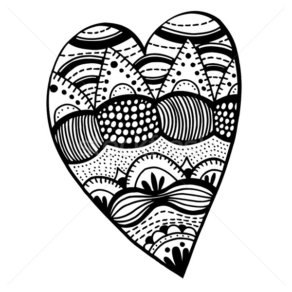 heart shaped pattern Stock photo © frescomovie