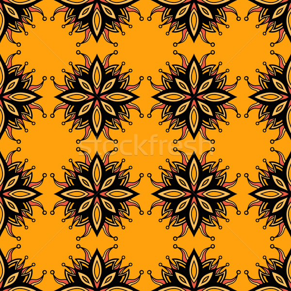 Stock photo: floral seamless pattern