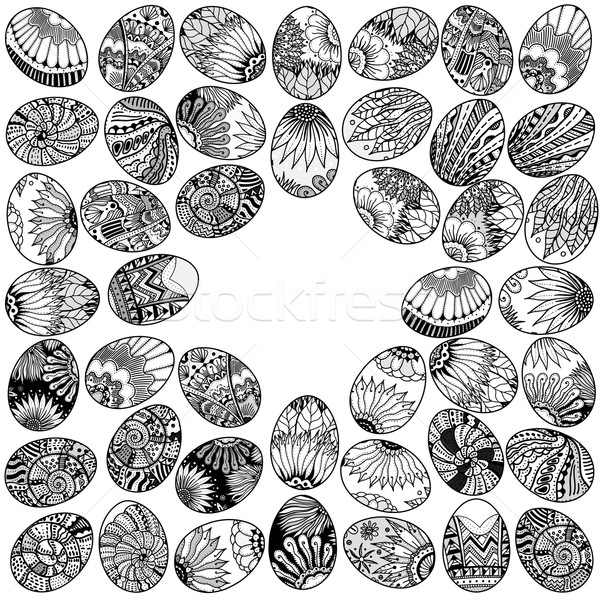 eggs background pattern Stock photo © frescomovie